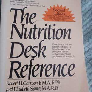 The Nutrition Desk Reference Elizabeth, Garrison, Robert H., Jr.